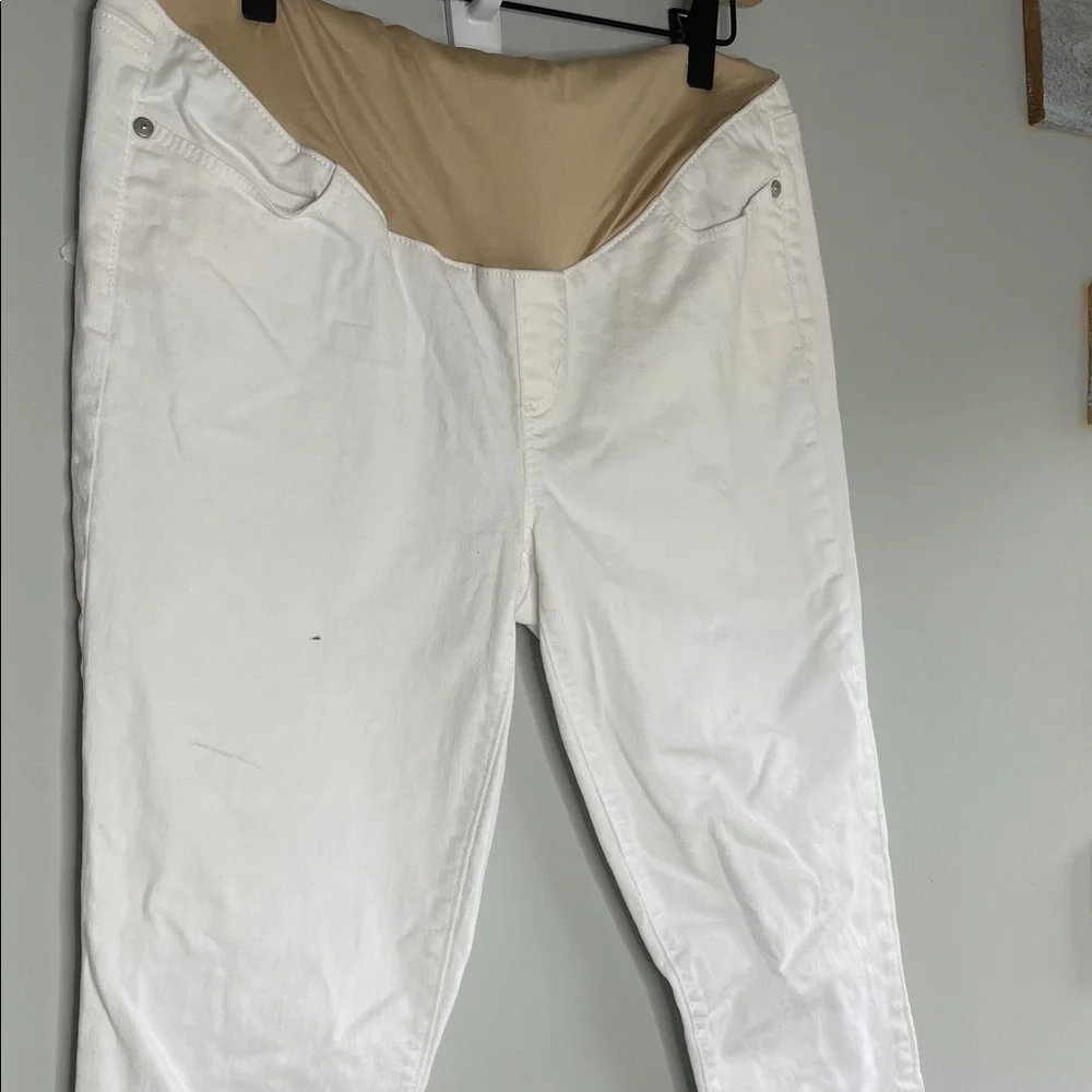 LOFT White Women Jeans Maternity